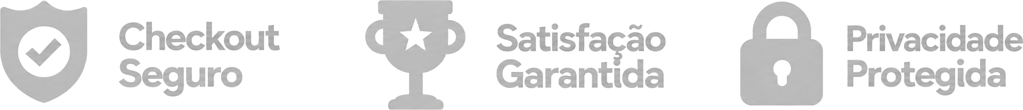Checkout Seguro, Satisfação Garantida e Privacidade Protegida